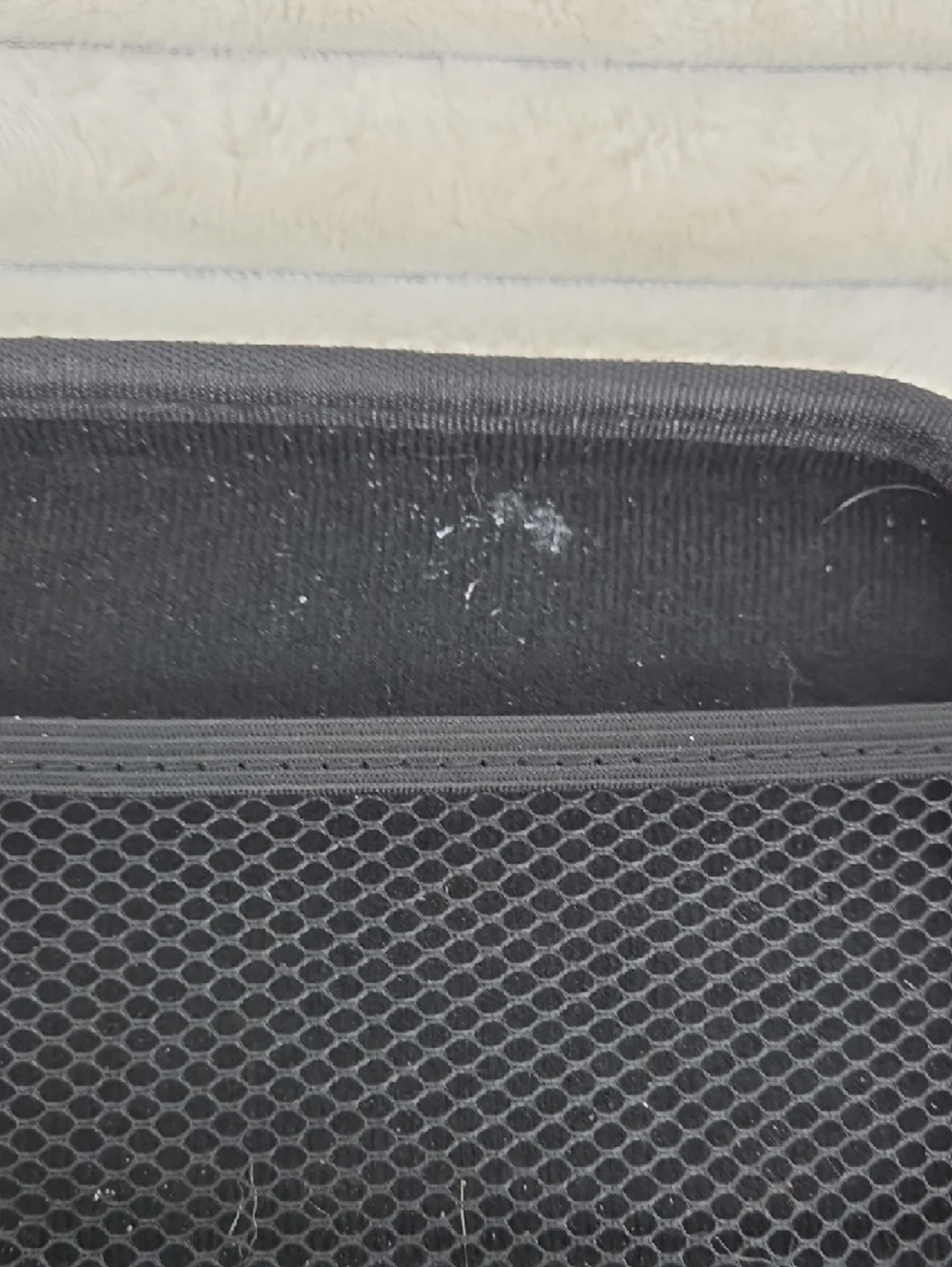 Handheld Console Carry Case - Black with Pastel Dinosaur Design